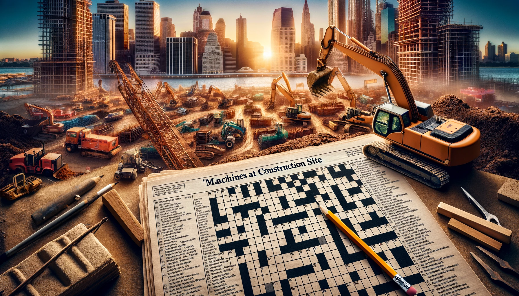 Machine At A Construction Site NYT: Cracking the Crossword