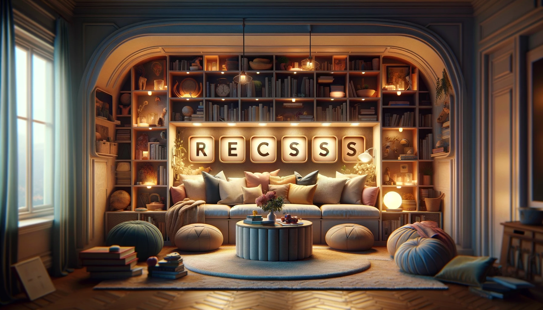 Room recess 7 Little Words Answer