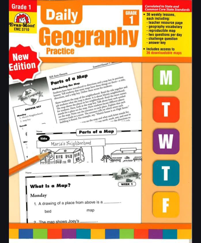 Daily Geography Practice. Grade 1(KMP.ShahG.Com)