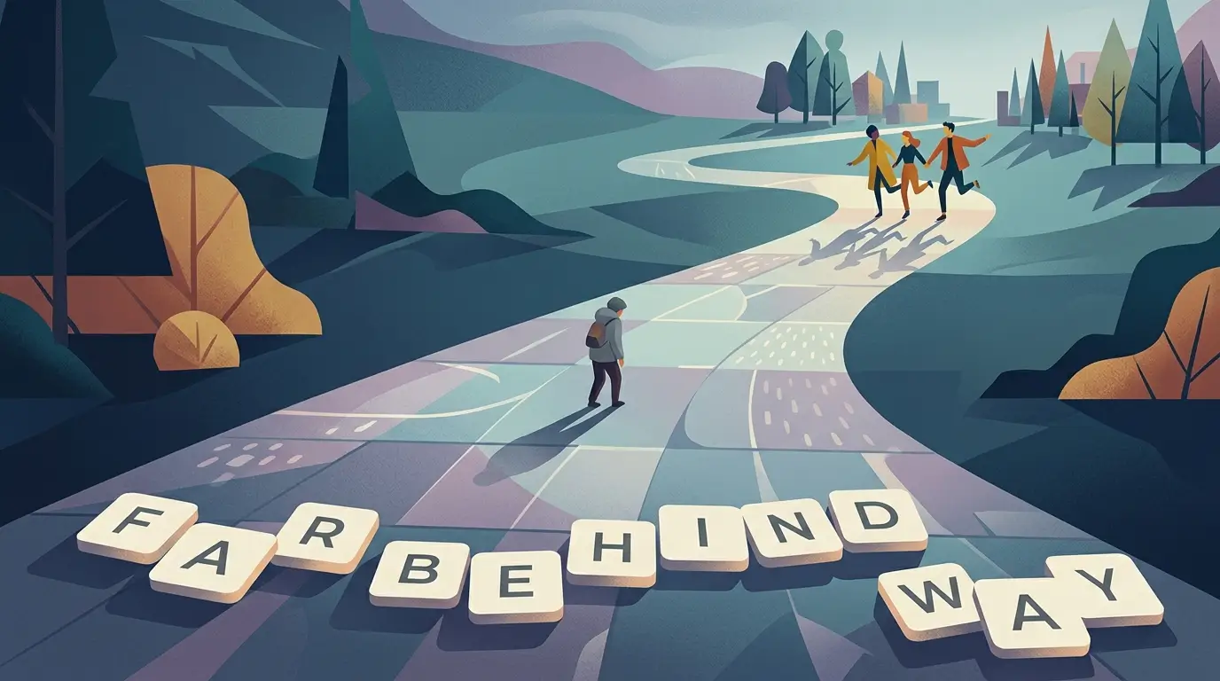 Lagging Behind 7 Little Words Answer and Hints